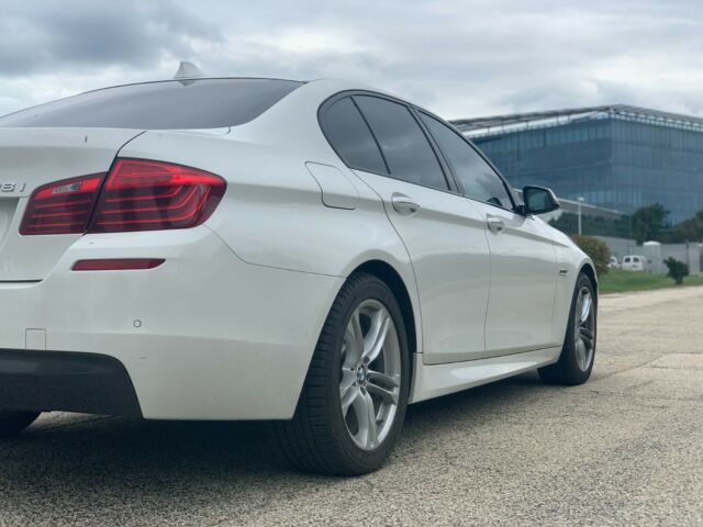 2014 BMW 5-Series (White/Black)