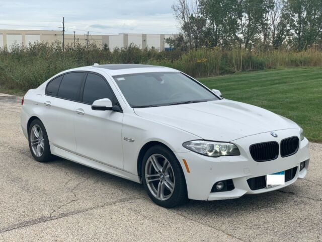 2014 BMW 5-Series (White/Black)