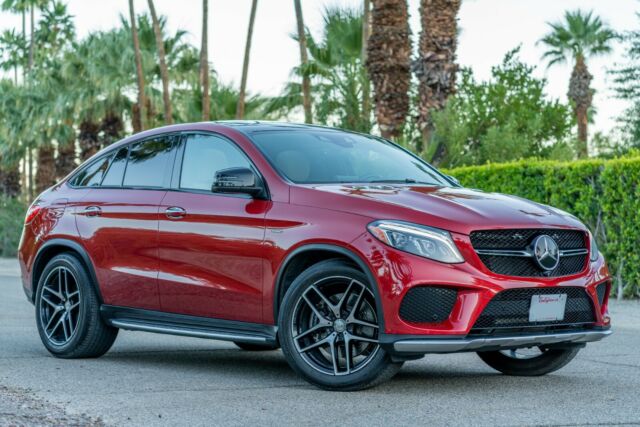 2016 Mercedes-Benz GLE 450 AMG (Red/Beige)