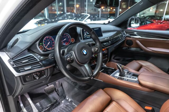 2015 BMW X6 (White/Cognac)