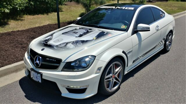 2012 Mercedes-Benz C-Class (White/White)