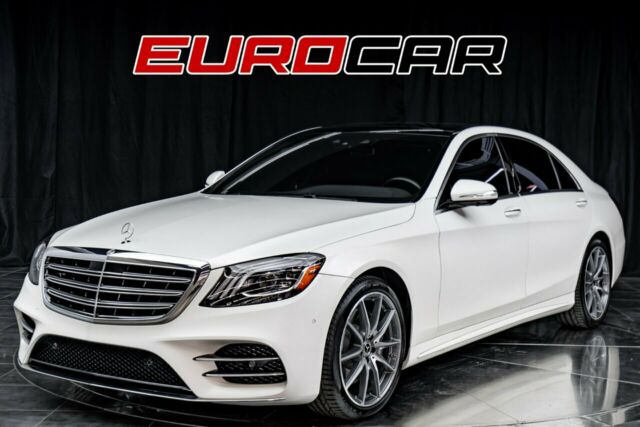 2018 Mercedes-Benz S-Class (White/Black)