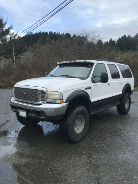 2000 Ford Excursion (White/Tan)