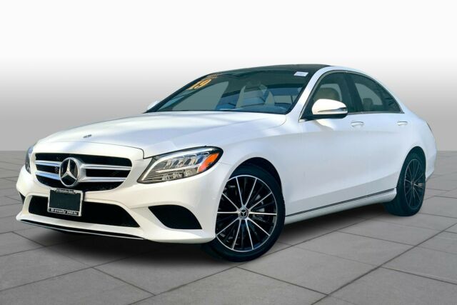 2019 Mercedes-Benz C-Class (POLAR WHITE/SILK BEIGE MB TEX)