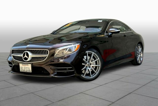 2018 Mercedes-Benz S-Class (RUBY BLACK/des SADDLE BROWN /BLACK EXCLUSIVE NAPPA LEATHER)