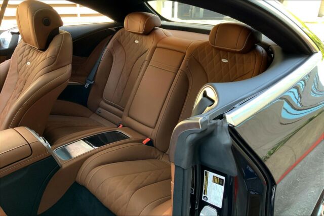 2018 Mercedes-Benz S-Class (RUBY BLACK/des SADDLE BROWN /BLACK EXCLUSIVE NAPPA LEATHER)