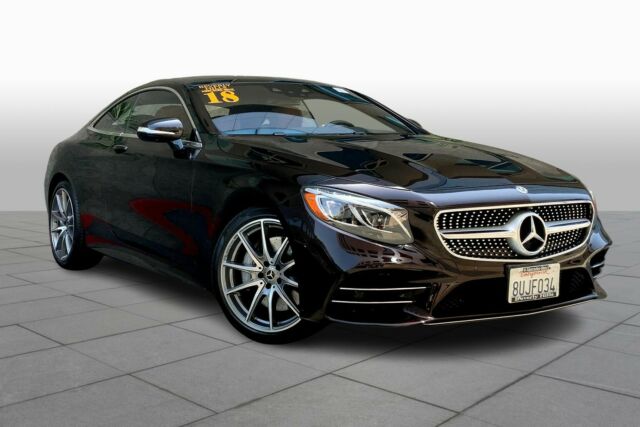 2018 Mercedes-Benz S-Class (RUBY BLACK/des SADDLE BROWN /BLACK EXCLUSIVE NAPPA LEATHER)