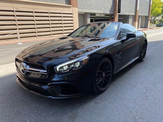 2019 Mercedes-Benz SL-Class (OBSIDIAN BLACK METALLIC (CLEAR WRAPPED)/BLACK NAPPA LEATHER)