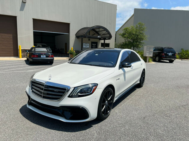 2018 Mercedes-Benz S-Class (White/Brown)