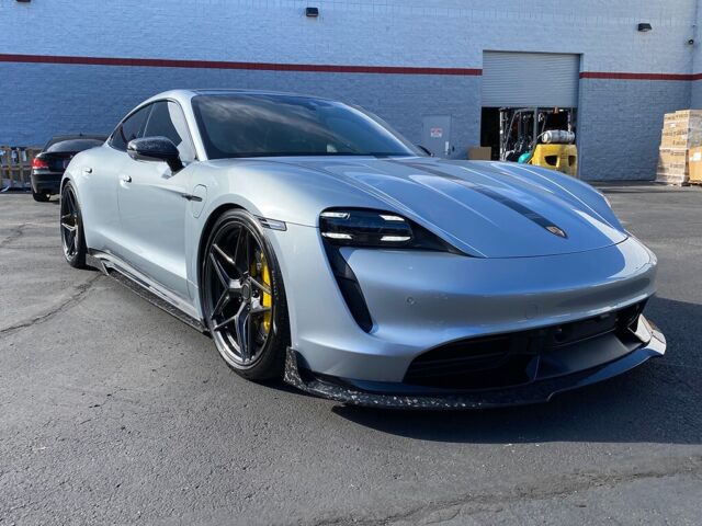 2021 Porsche Taycan Turbo S (Silver/Black)