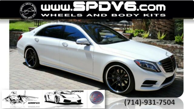 2014 Mercedes-Benz S550 (Alpine White/Black)