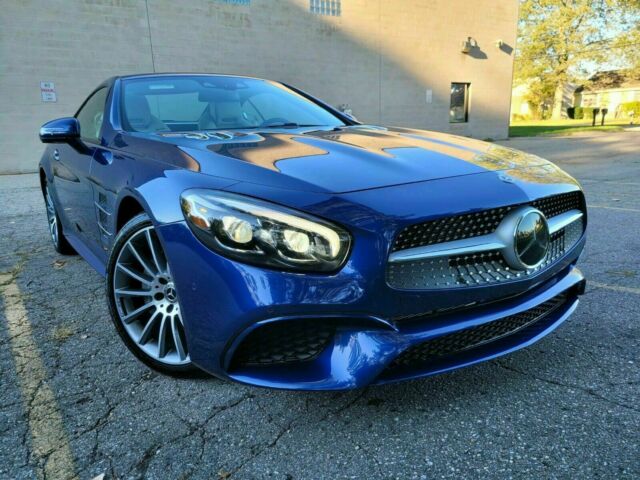 2020 Mercedes-Benz SL-Class (Brilliant Blue Metallic/Porcelain/Black Nappa Leather)