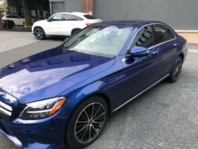 2020 Mercedes-Benz C-Class (LUNAR BLUE METALLIC/MAGMA GRAY MB TEX)