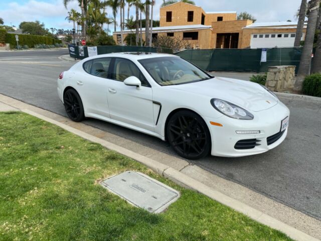 2014 Porsche Panamera (Porsche Pure White/Tan leather)