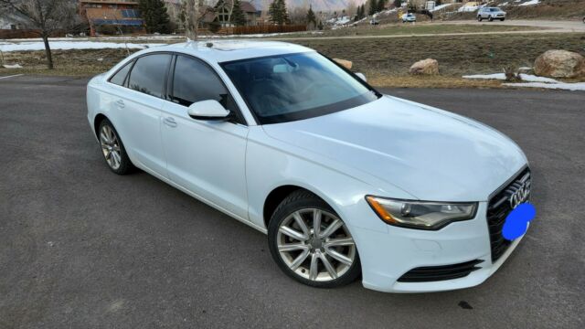 2014 Audi A6 (White/Gray)