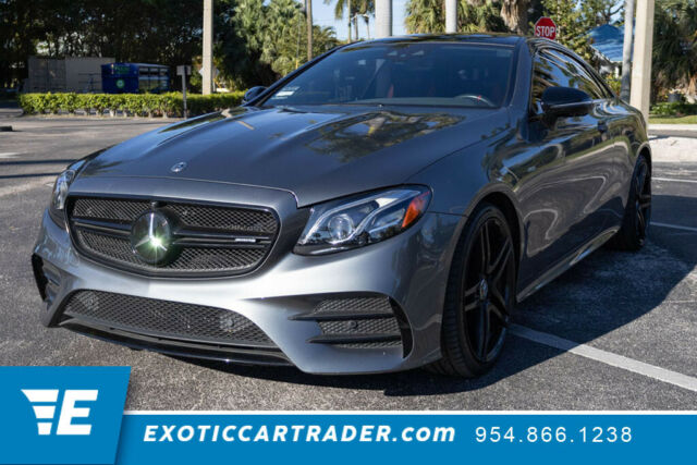 2019 Mercedes-Benz E-Class (Selenite Grey Metallic/AMG Black/ Classic Red Nappa Leather)