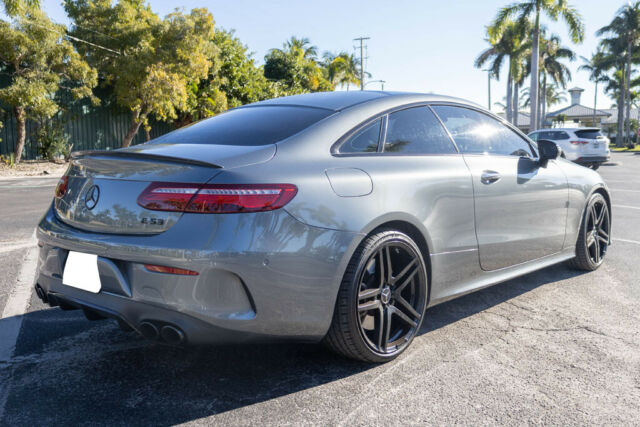 2019 Mercedes-Benz E-Class (Selenite Grey Metallic/AMG Black/ Classic Red Nappa Leather)
