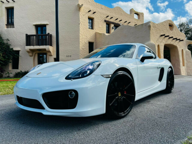 2014 Porsche Cayman (White/Black)
