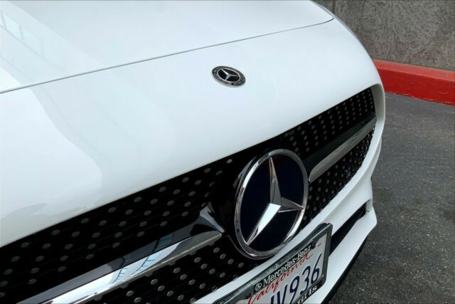 2019 Mercedes-Benz A-Class (POLAR WHITE/BLACK DINAMICA WITH RED STITCHING)