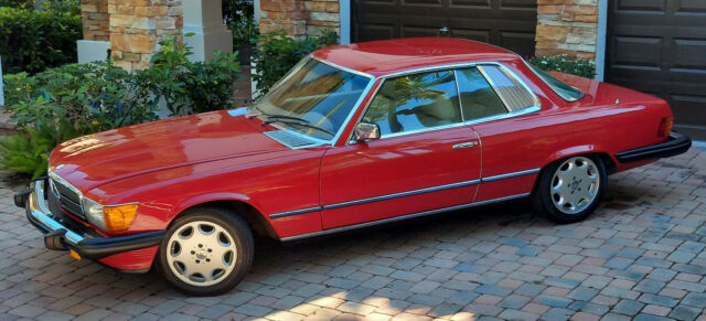 1977 Mercedes-Benz SL-Class (Red/Tan)