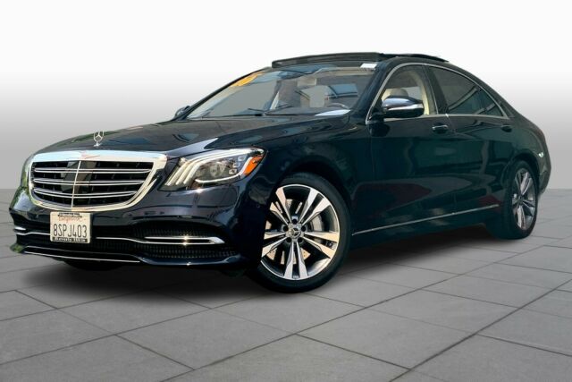 2020 Mercedes-Benz S-Class (LUNAR BLUE METALLIC/SILK BEIGE-ESPRESSO BROWN LEATHER)