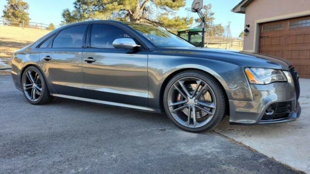 2013 Audi S8 (Grey/BLACK PARTIAL LEATHER)