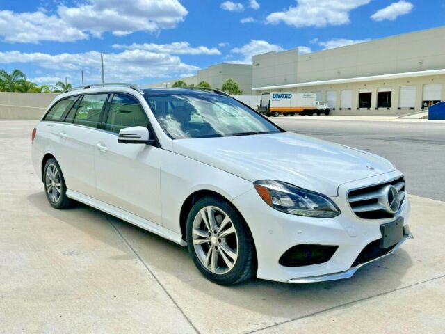 2014 Mercedes-Benz E-Class (White/Tan)