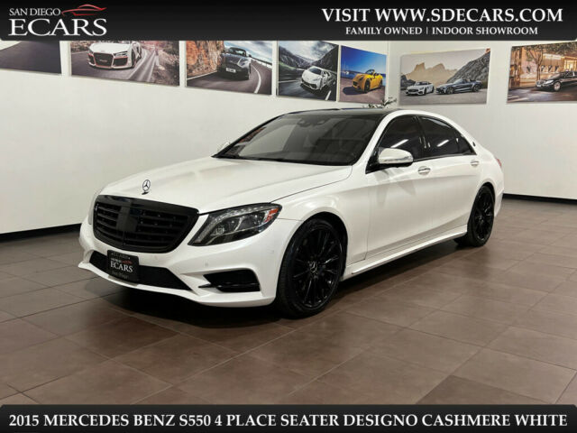 2015 Mercedes-Benz S-Class (White/Black)