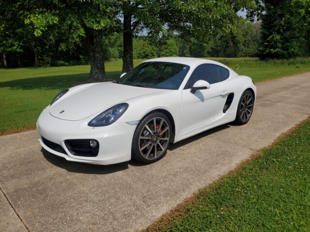 2014 Porsche Cayman (Silver/Red)