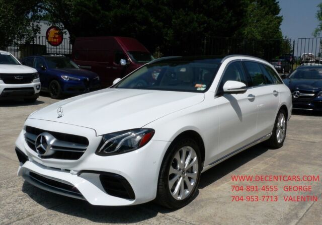 2019 Mercedes-Benz E-Class (White/Tan)