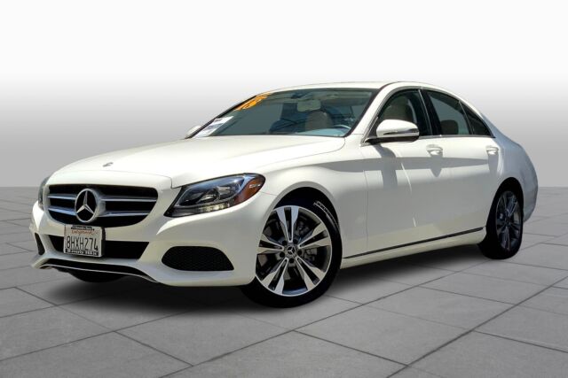 2018 Mercedes-Benz C-Class (POLAR WHITE/SILK BEIGE MB TEX)