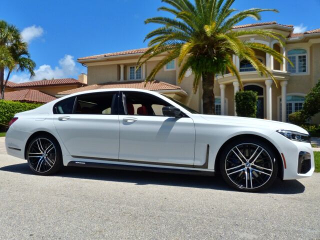 2020 BMW 7-Series (White/Red)