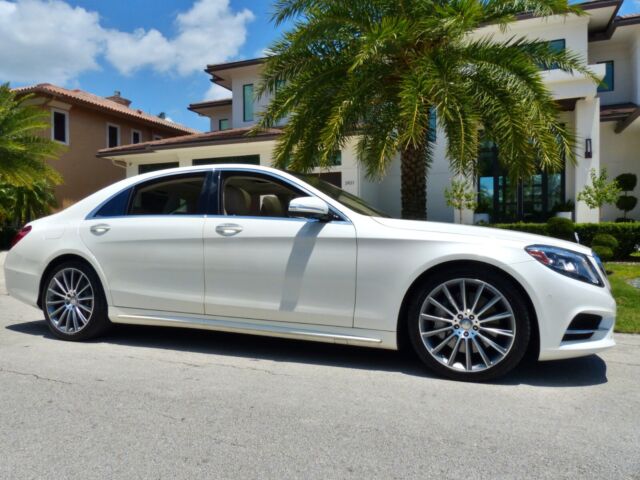 2017 Mercedes-Benz S-Class (White/White)