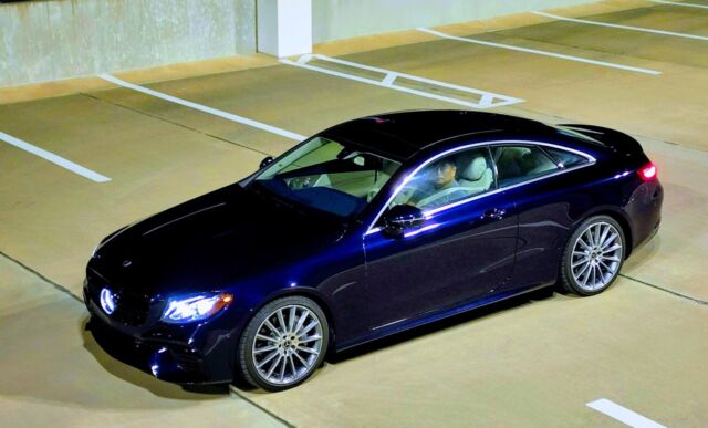 2020 Mercedes-Benz E-Class (Blue/Beige)