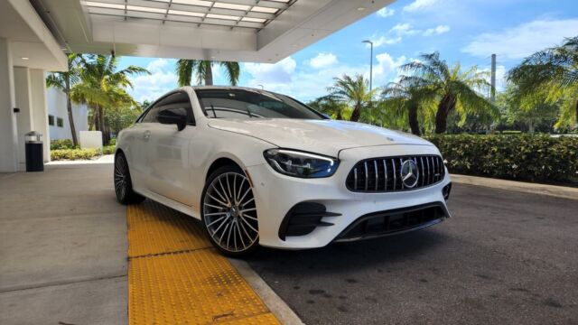 2021 Mercedes-Benz E-Class (White/White)