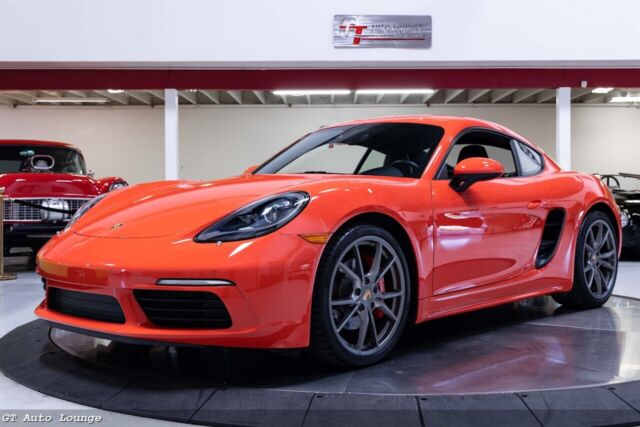 2017 Porsche 718 Cayman (Lava Orange/Black)