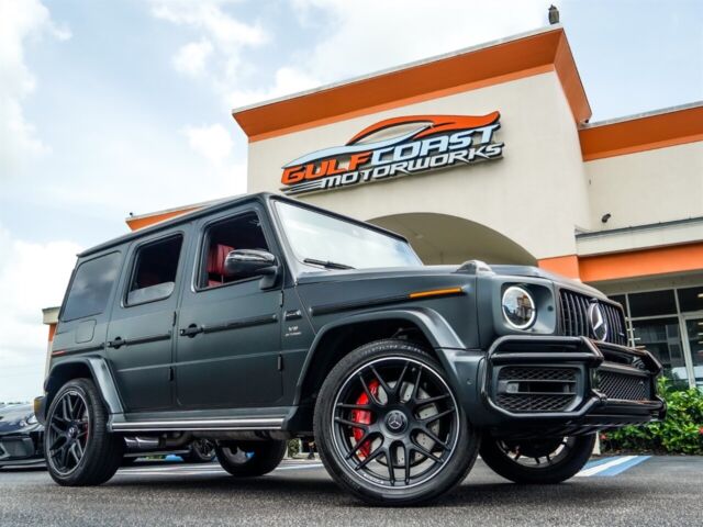 2020 Mercedes-Benz G-Class (designo Night Black Magno Matte/Classic Red/Black)