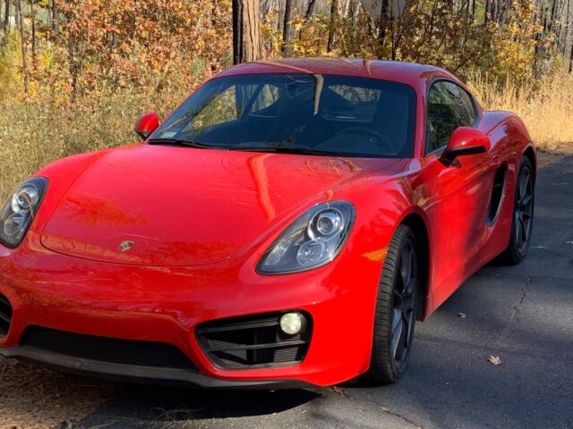 2015 Porsche Cayman (Red/Black)