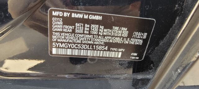 2013 BMW X5 (Black/Black)