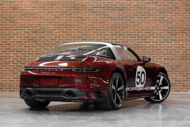 2021 Porsche 911 (Cherry Metallic/Bordeaux Red and Atacama Beige)